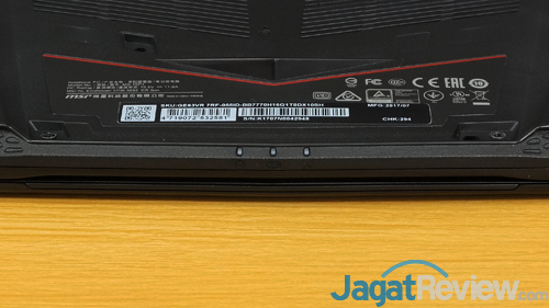 MSI GE63VR 7RF Indicator Lamps