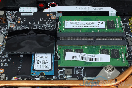 MSI GE63VR 7RF Memory M2 SSD