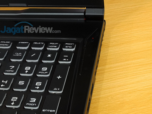 MSI GE63VR 7RF Operational Buttons