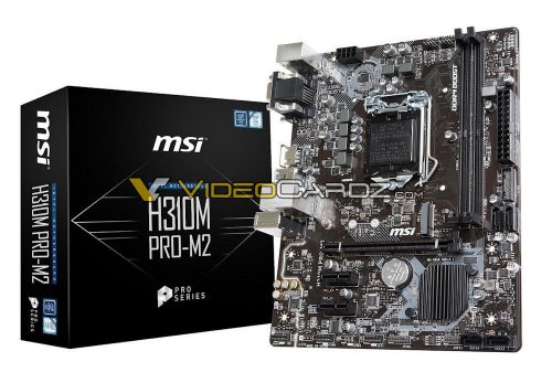 Sneak Peek Motherboard MSI H370, H310 Dan B360