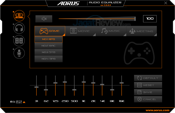 AORUS X7 DT v7 Audio Equalizer 02