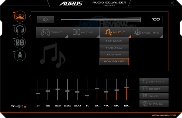 AORUS X7 DT v7 Audio Equalizer 13