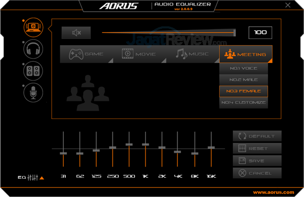 AORUS X7 DT v7 Audio Equalizer 16
