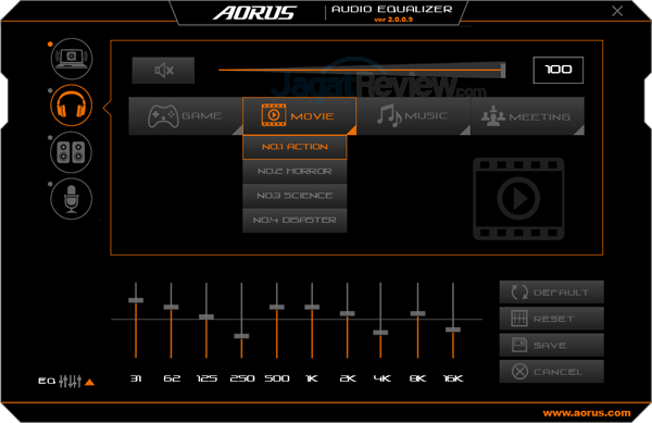 AORUS X7 DT v7 Audio Equalizer 22