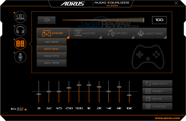 AORUS X7 DT v7 Audio Equalizer 35