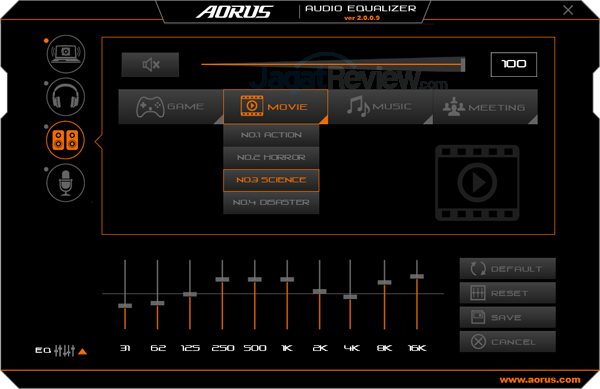 AORUS X7 DT v7 Audio Equalizer 40