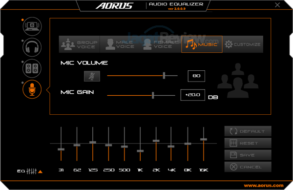 AORUS X7 DT v7 Audio Equalizer 53