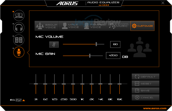 AORUS X7 DT v7 Audio Equalizer 54