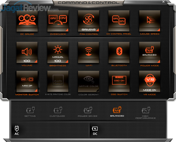 AORUS X7 DT v7 Command Control 16