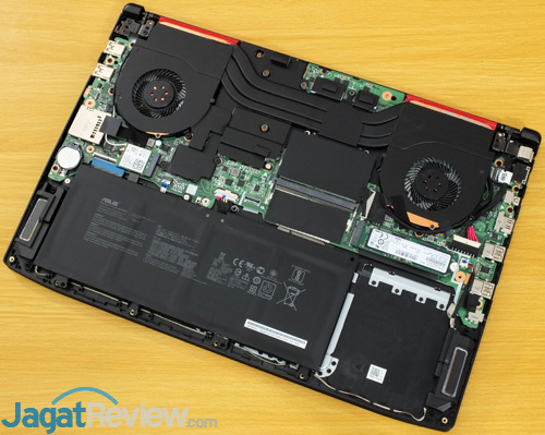 Review Notebook Gaming: ASUS ROG STRIX GL503VM Hero Edition 23 ASUS GL503VM HERO EDITION Internal Component Layout