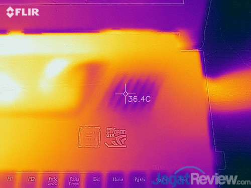 Review Notebook Gaming: Acer Predator Triton 700 50 Acer Predator Triton 700 Flir One 13