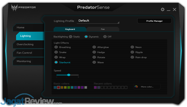 Acer Predator Triton 700 PredatorSense 11