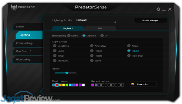 Acer Predator Triton 700 PredatorSense 17