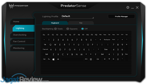 Acer Predator Triton 700 PredatorSense 19