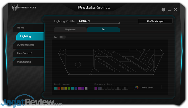 Acer Predator Triton 700 PredatorSense 21