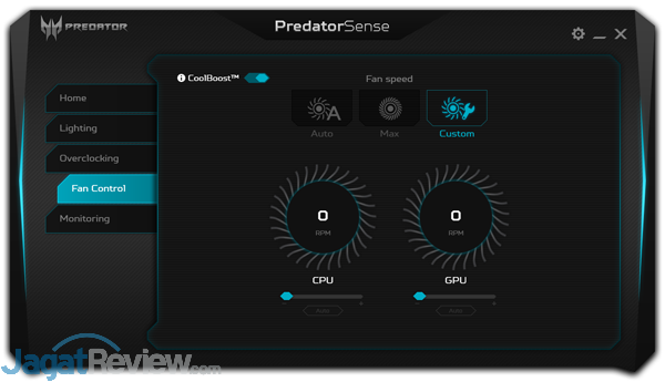 Review Notebook Gaming: Acer Predator Triton 700 31 Acer Predator Triton 700 PredatorSense 30