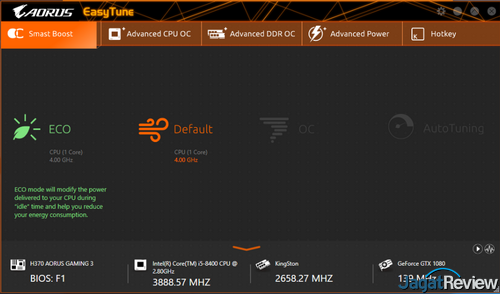 Hands-On Motherboard Gigabyte H370 Aorus Gaming 3 10 EasyTune Window1s