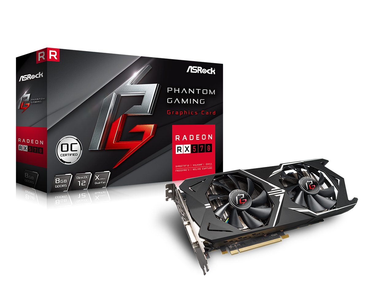 Phantom Gaming X Radeon RX570 8G OCL1