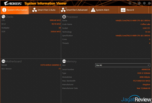Hands-On Motherboard Gigabyte H370 Aorus Gaming 3 13 SIV Window 1s
