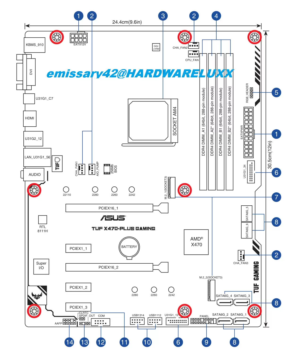 Layout Motherboard ASUS X470 Muncul Di Internet 3 efRlm8gslMemffL4