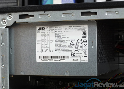 Review PC Desktop AMD Ryzen: Acer Aspire GX-281-UR13 21 Acer Aspire GX 281 PSU
