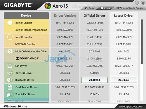 Review Gigabyte Aero 15X v8: Kencang, Tipis, dan Terjangkau dengan Core i7 8750H 26 Gigabyte Aero 15X v8 Smart Update 01