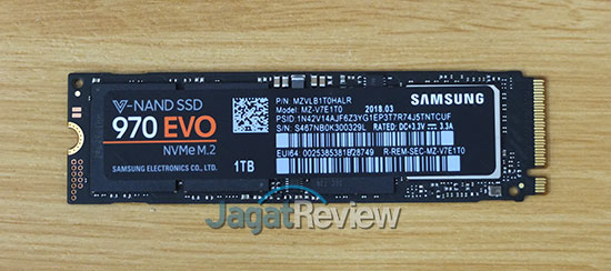 Review Storage: Samsung 970 EVO M.2 NVMe 1 TB 7 DSCF9333