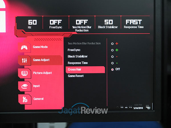 Hands-On Review: Monitor LG 27GK750F-B 14 Game Adjust Cross Hair