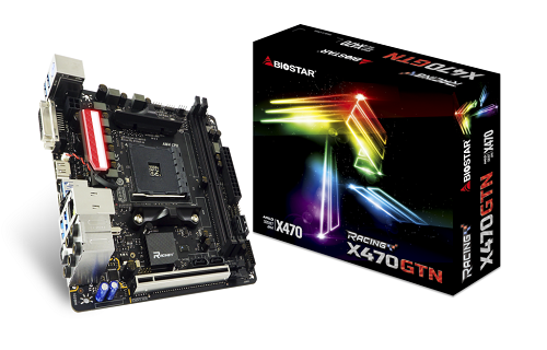 Biostar Motherboard Mini ITX Untuk AM4 Terbaru X470GTN 1