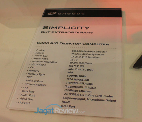 Onebot, AIO PC Milik Colorful yang Turut Mejeng di Computex 2018 5 S300 Specs