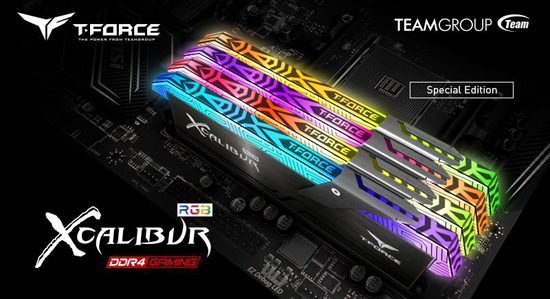 Didukung Chip Memori Samsung, Team Rilis T-FORCE XCALIBUR RGB 1 T FORCE XCALIBUR special edition