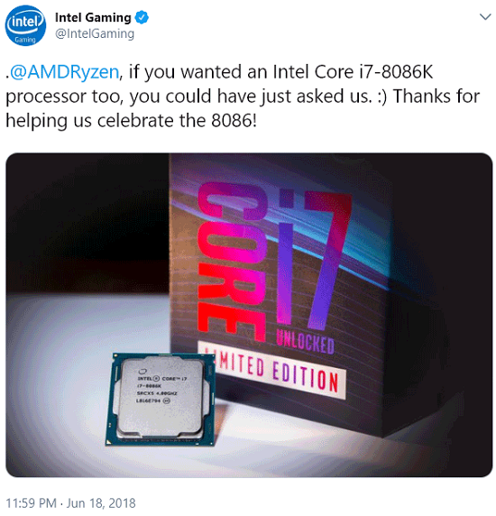 respon Intel