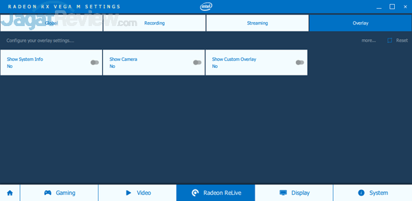 Intel NUC8i7HVK Radeon Settings 11