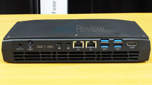 Intel NUC8i7HVK Rear Side