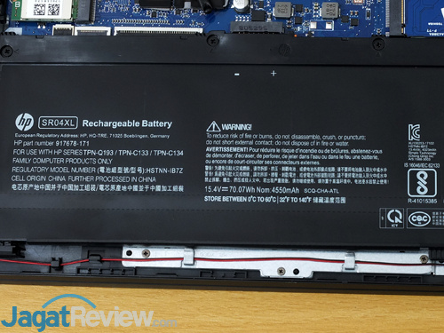 Review Notebook Gaming: Omen by HP 15-dc0035TX 36 Omen by HP 15 dc0035TX Battery