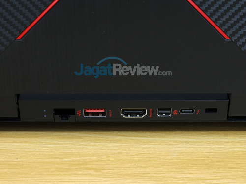 Review Notebook Gaming: Omen by HP 15-dc0035TX 11 Omen by HP 15 dc0035TX Connectors Rear