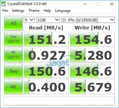 Omen by HP 15 dc0035TX Crystal Disk Mark 5 HDD