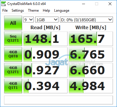 Omen by HP 15 dc0035TX Crystal Disk Mark 6 HDD