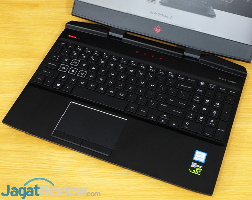 Review Notebook Gaming: Omen by HP 15-dc0035TX 15 Omen by HP 15 dc0035TX Keyboard Touchpad