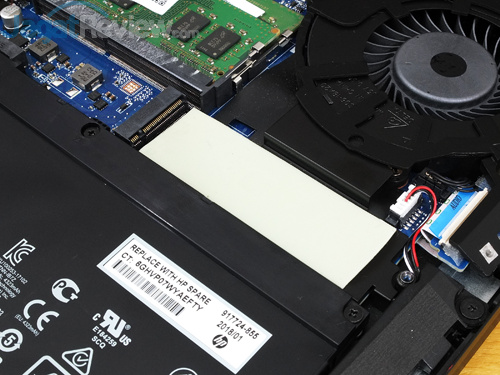 Review Notebook Gaming: Omen by HP 15-dc0035TX 34 Omen by HP 15 dc0035TX M2 Cooler
