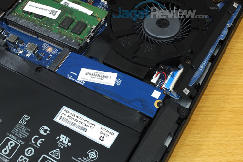 Review Notebook Gaming: Omen by HP 15-dc0035TX 33 Omen by HP 15 dc0035TX M2 Slot