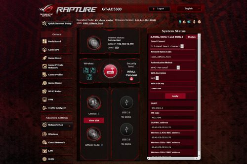 Mencoba AIMesh, Fitur Screenshot 2018 7 3 ASUS Wireless Router GT AC5300 Network Map