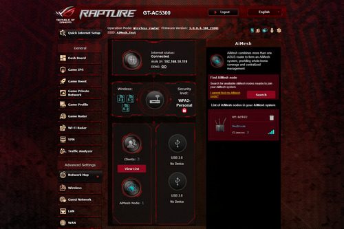 Mencoba AIMesh, Fitur Screenshot 2018 7 3 ASUS Wireless Router GT AC5300 Network Map6