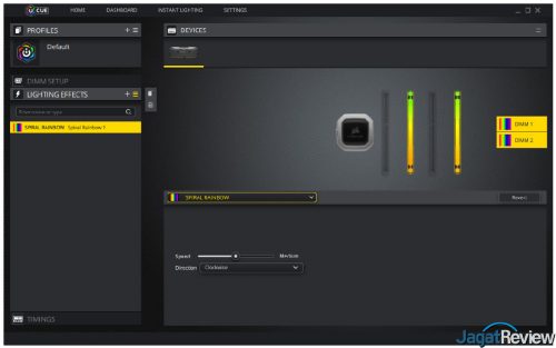 Vengance RGB sub menu 4s
