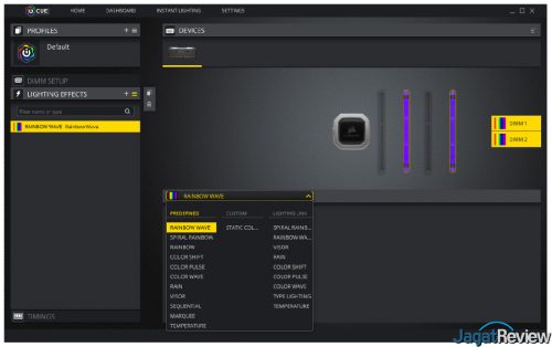 Vengance RGB sub menu 5s