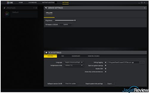 Vengance RGB sub menu 7s