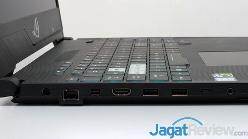 ASUS ROG GL504GS Connectors Left