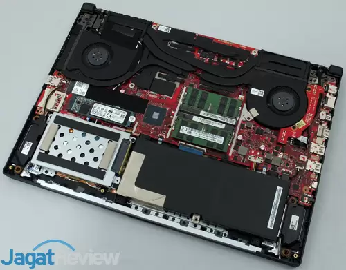 ASUS ROG GL504GS Internal Component Layout