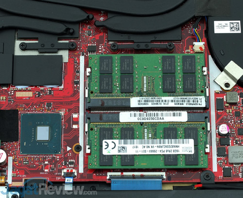 ASUS ROG GL504GS Memory PCH