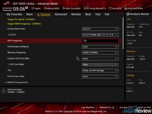 Hands-On Motherboard ASUS ROG STRIX X470-F Gaming 16 BCLK 3s